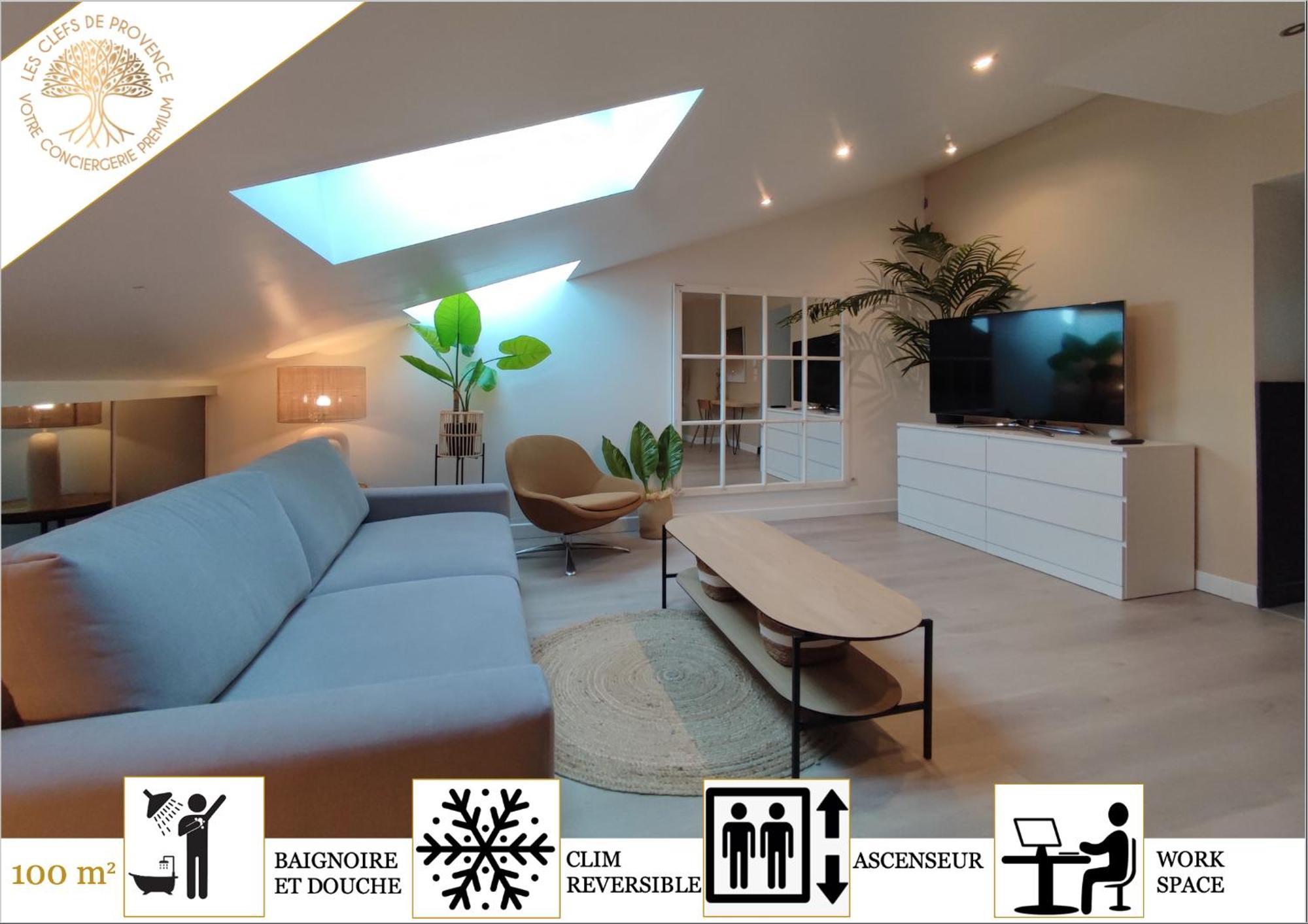 Le Marquis - T3 Standing 100M2 250 Metres Du Port Apartment Marseille Luaran gambar
